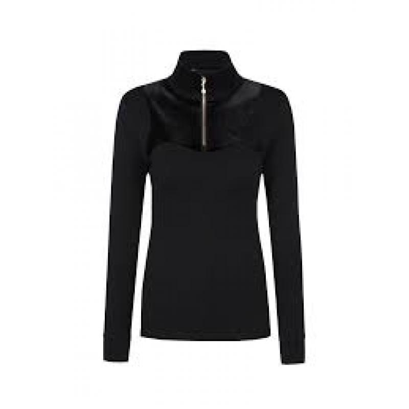 WoolLand Sirdal Top Dame Sort