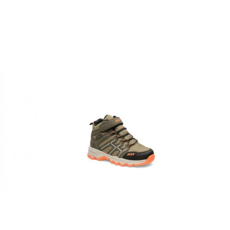 2469 Hiker Mid Junior -Army/ Orange