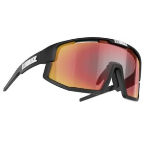 BLIZ Vision Matt Black w/ Brown & red mirror