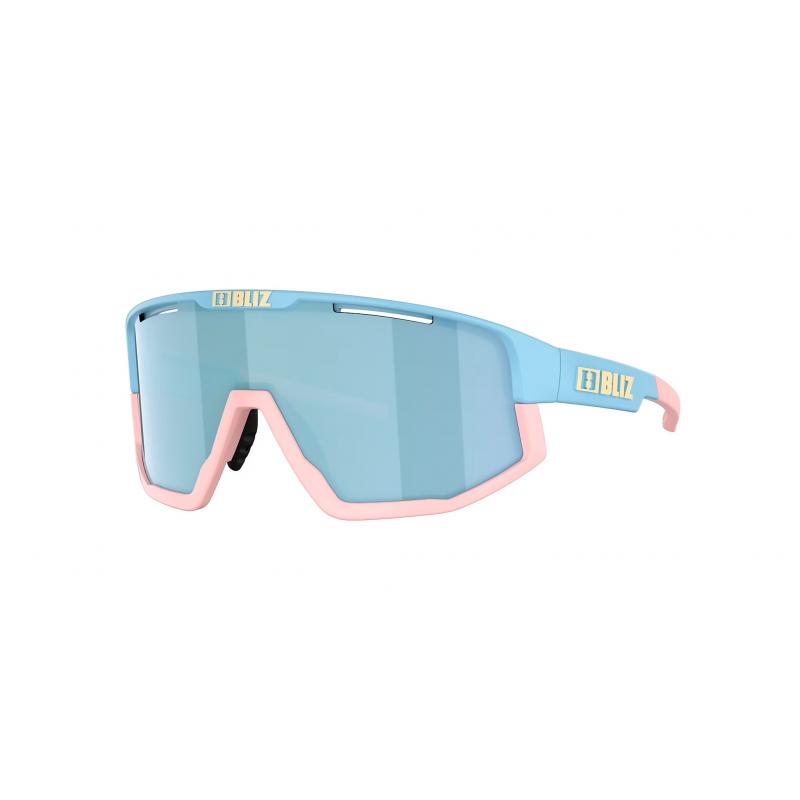 BLIZ Fusion Small Matt Pastel Blue w/Smoke&Iceblue Mirror - Bilde 2