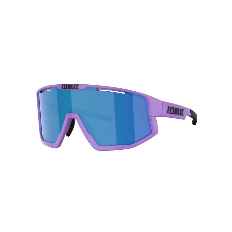 BLIZ Fusion Small Matt Purple w/Smoke&Blue Mirror - Bilde 3