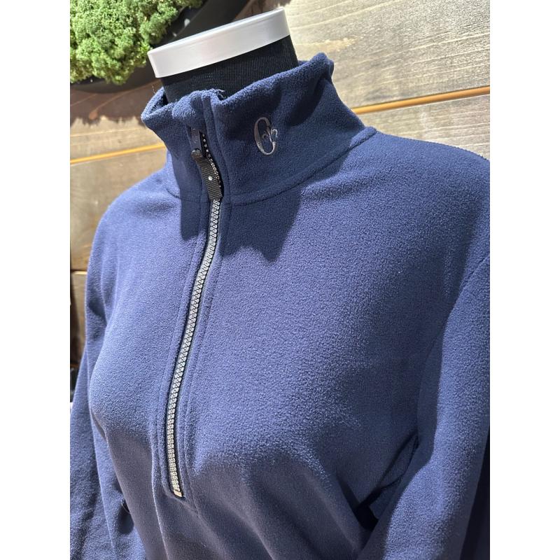 Conte of Florence Santis Zip Fleecegenser Dame Navy - Bilde 2