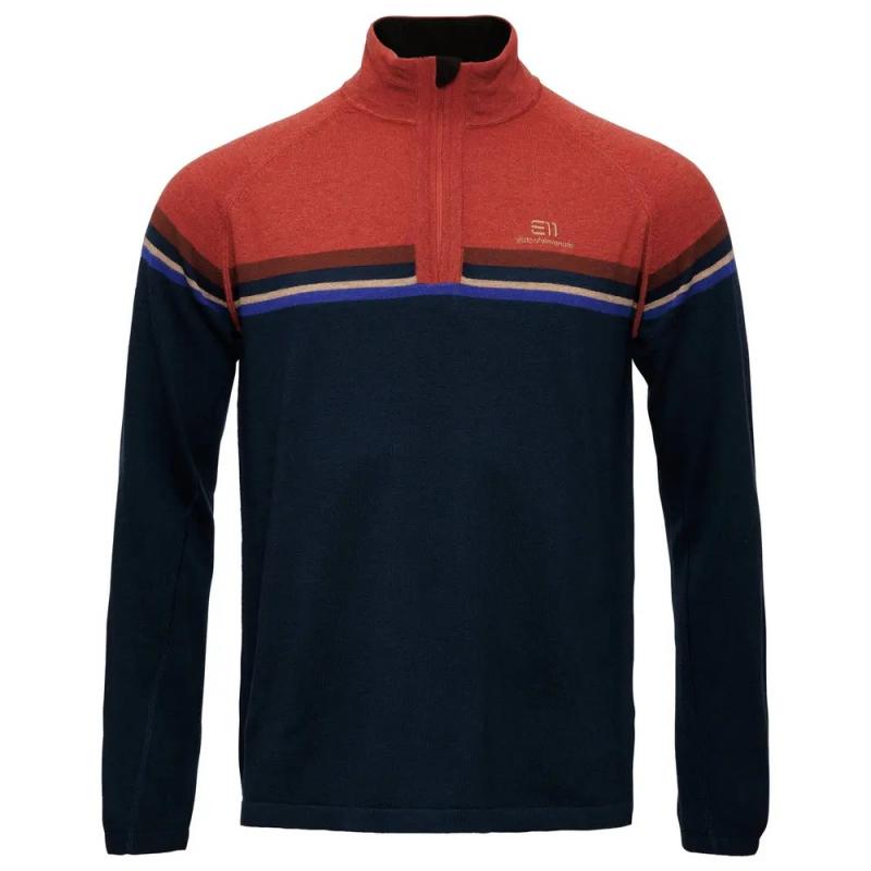 Elevenate Smart Merino Genser Herre Rooibois Marine