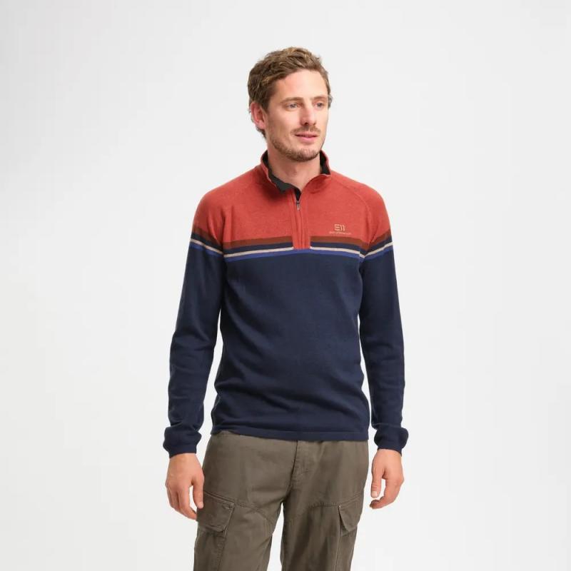 Elevenate Smart Merino Genser Herre Rooibois Marine - Bilde 3