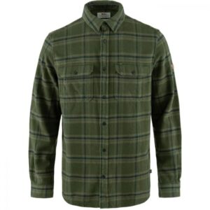 Fjällräven ÖVik Heavy Flannel Shirt Herre Deep Forest
