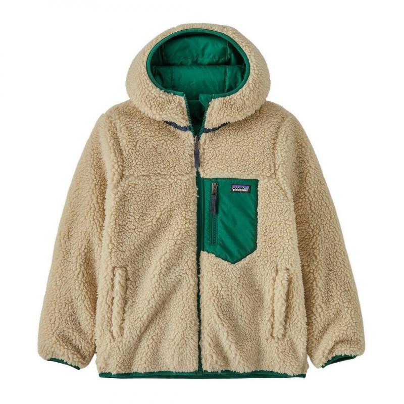 Patagonia K´S Reversible Ready Freddy Hoody Junior Conifer Green