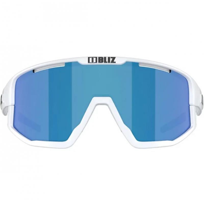 BLIZ Fusion Small Matt White w/Smoke&Blue Mirror - Bilde 3