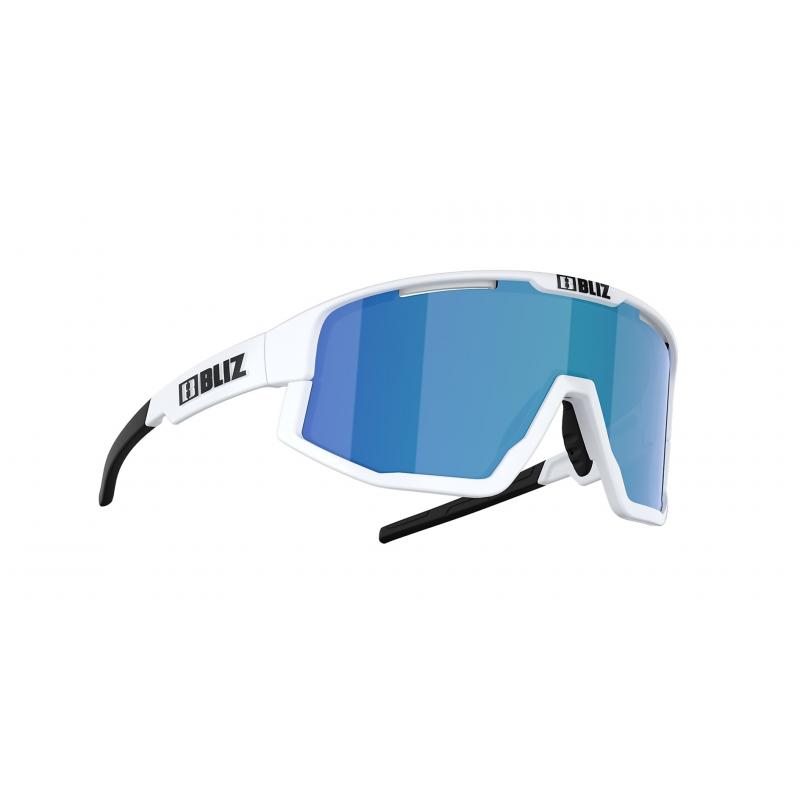 BLIZ Vision Matt white w/smoke, blue multi
