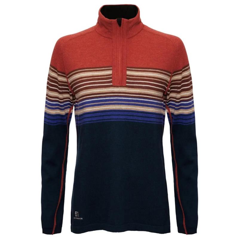 Elevenate Merino ull trøye Dame Rooibos Marine