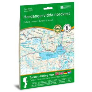 Nordeca Hardangervidda nordvest 1:50 000