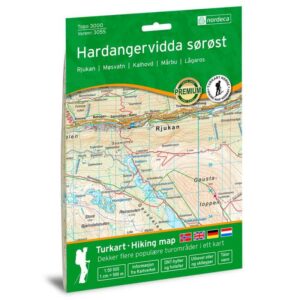 Nordeca Hardangervidda sørøst 1:50 000