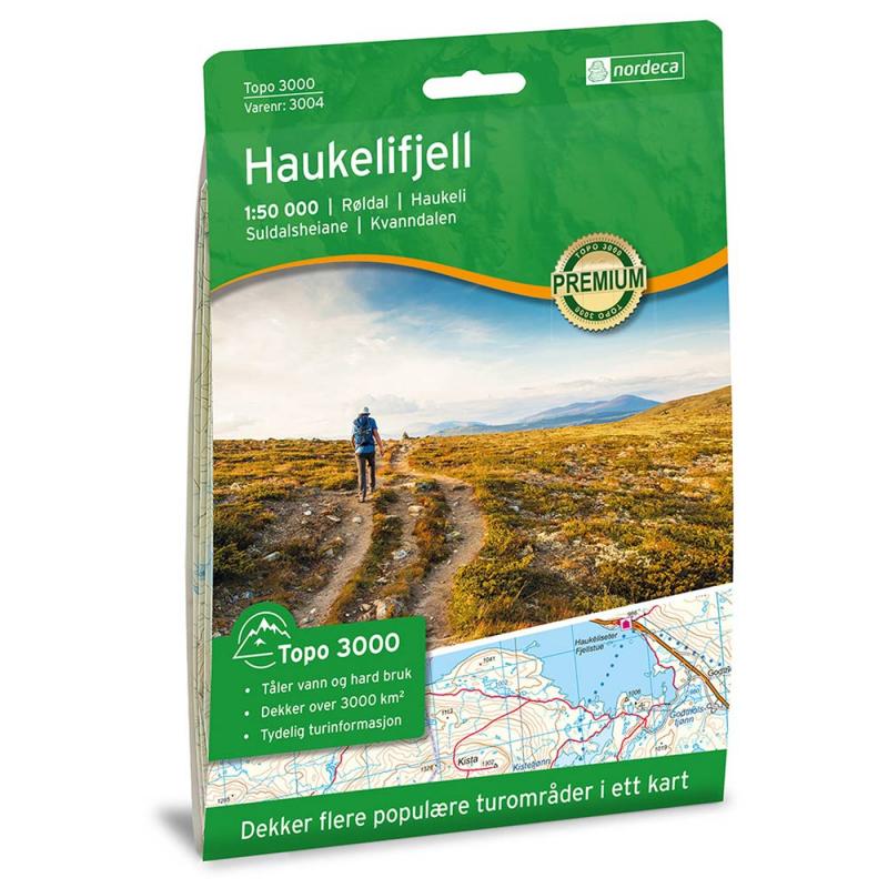 Nordeca Haukelifjell 1: 50 000