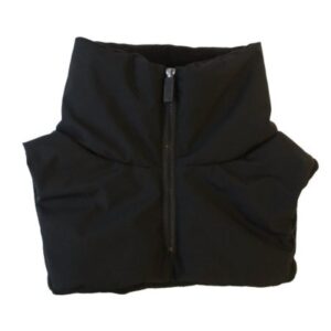 Thermopoc THOQ hals i dun. Med glidelås -Sort