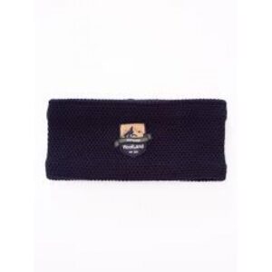 WoolLand Vikerfjell Headband Unisex Barn Blue Ink