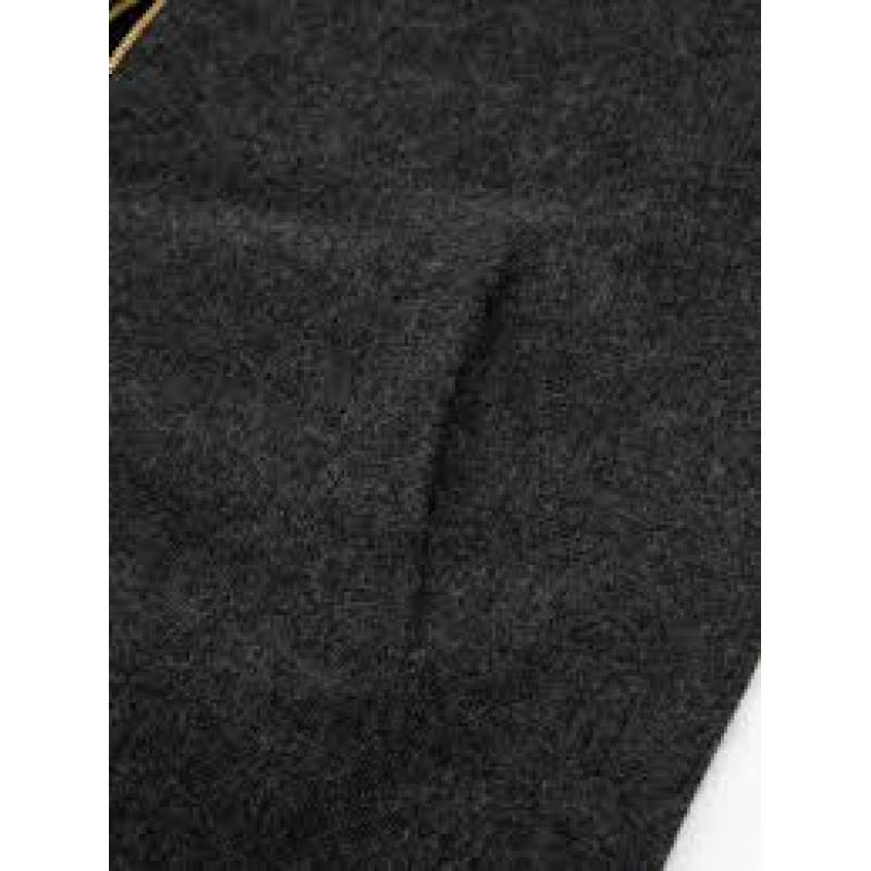 WoolLand Justatinden Knitted Jacket Dame Charcoal Grey - Bilde 7