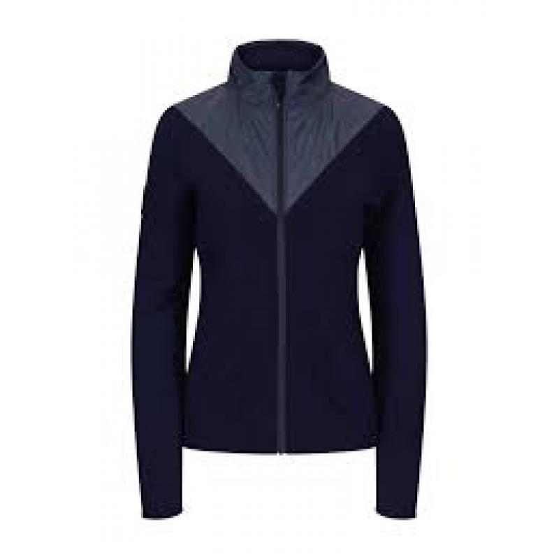 WoolLand Sogndal Fleece Jacket Dame Blue Ink