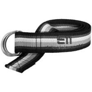 Elevenate Striped Belt Black