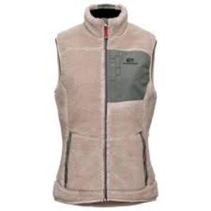 Elevenate Glacier Pile Vest Dame Ginger Beige