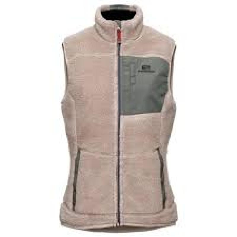 Elevenate Glacier Pile Vest Dame Ginger Beige