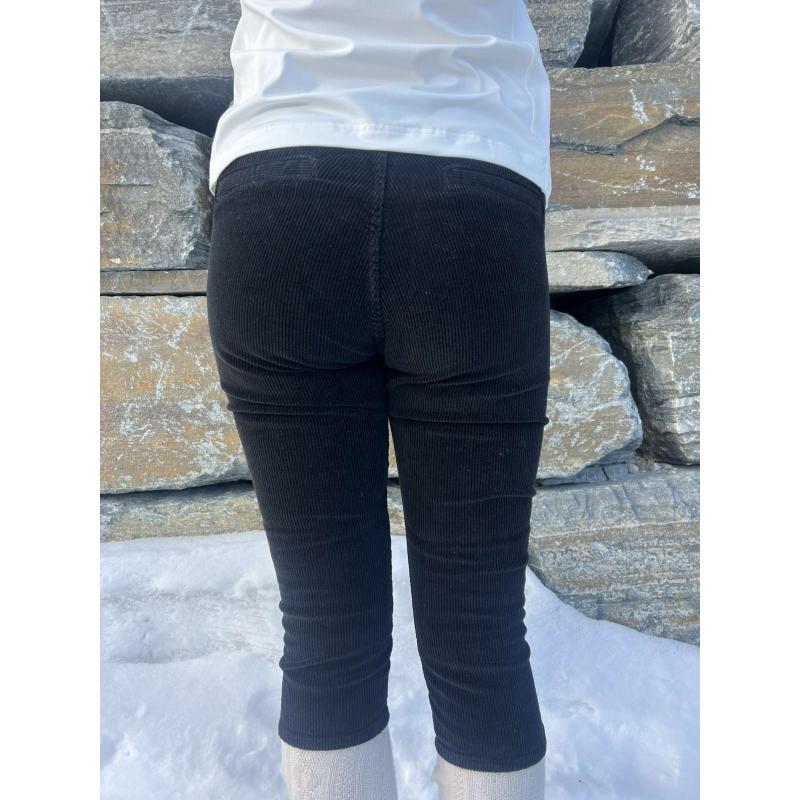 ISLOW St.Moritz Orginal Cord Nikkers Dame -Sort - Bilde 3