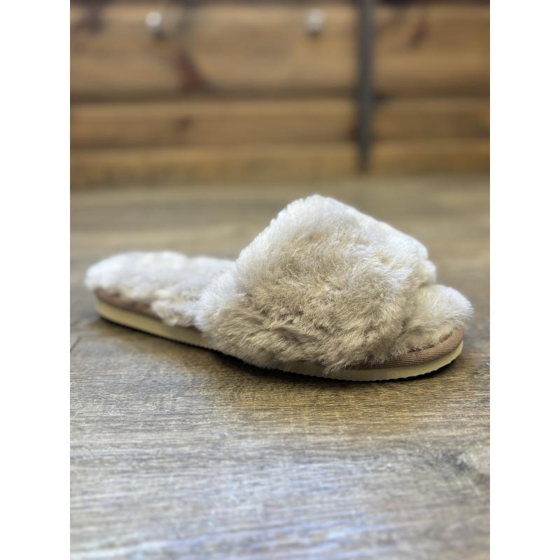 Lune Slippers Tøfler Dame Sand