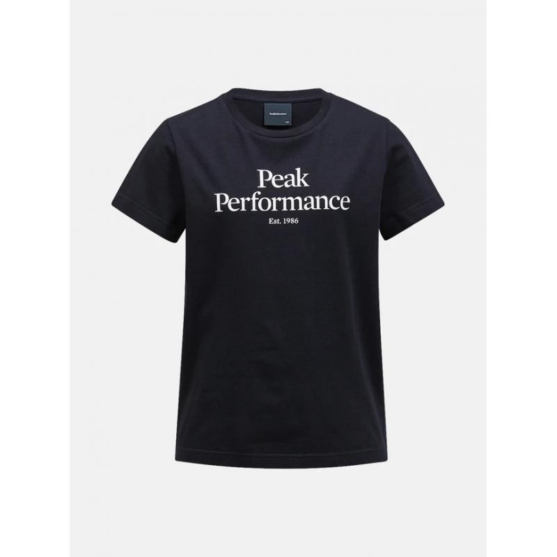 Peak Performance Original T-Skjorte Junior Black