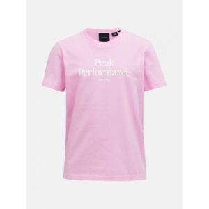 Peak Performance Original T-Skjorte Junior Morning Dew Pink