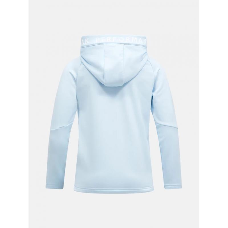 Peak Performance Rider Zip Hood Junior Cloud Blue - Bilde 3