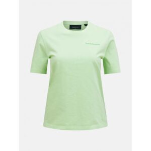 Peak Performance Original Small Logo T-skjorte Dame Vivid Green