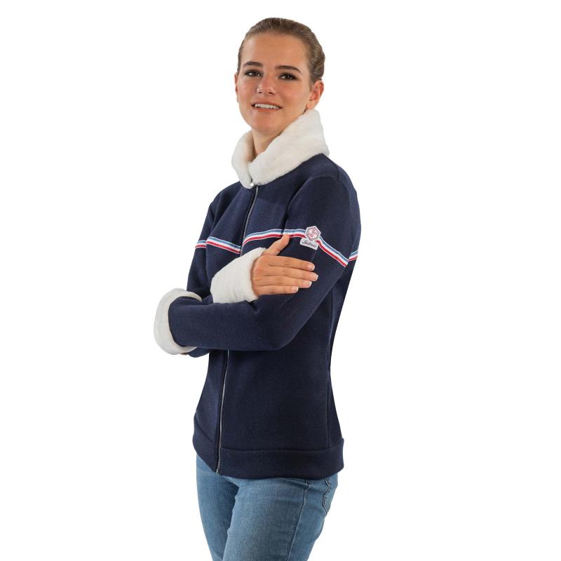 Skidress Catherine Ulljakke Dame -Marineblå