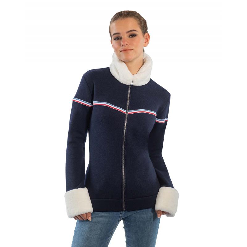 Skidress Catherine Ulljakke Dame -Marineblå - Bilde 2