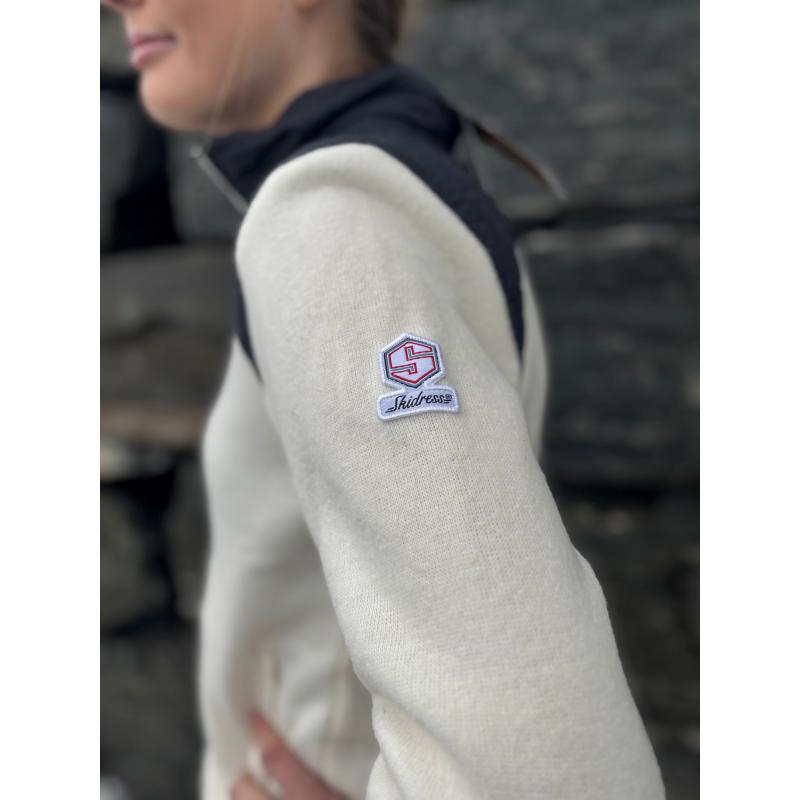 Skidress Ninon Ulljakke Dame -Marine/Ecru - Bilde 3