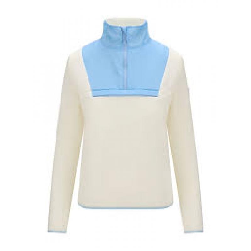 WoolLand Sogndal Fleece Pullover Dame Light Sky