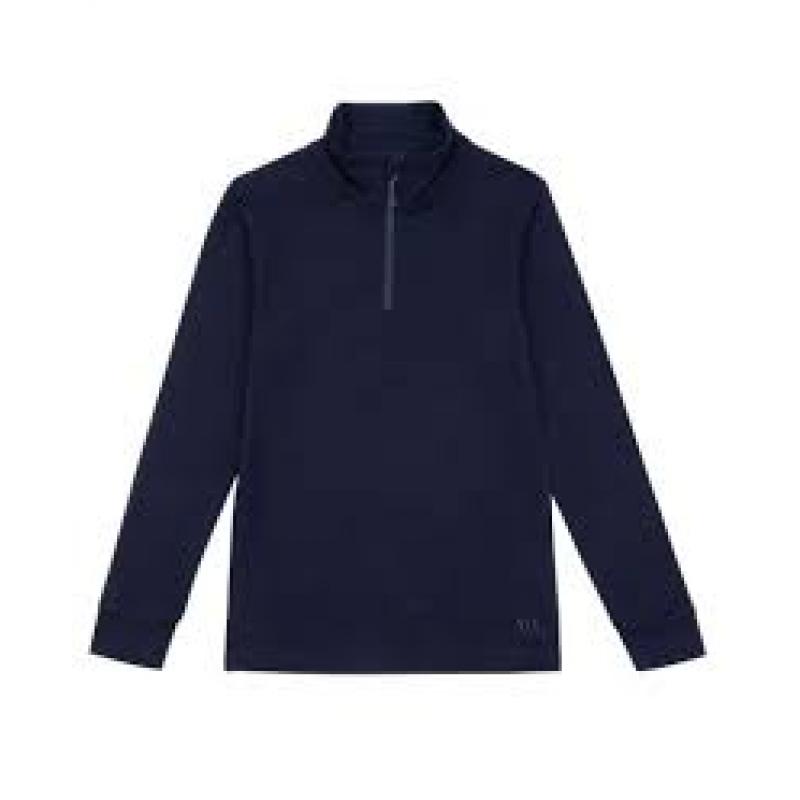 WoolLand Sarpsborg HalfZip Top Barn Blue Ink