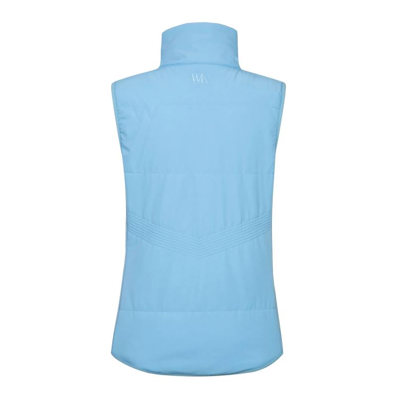 WoolLand Rena Vest Dame Light Sky - Bilde 2