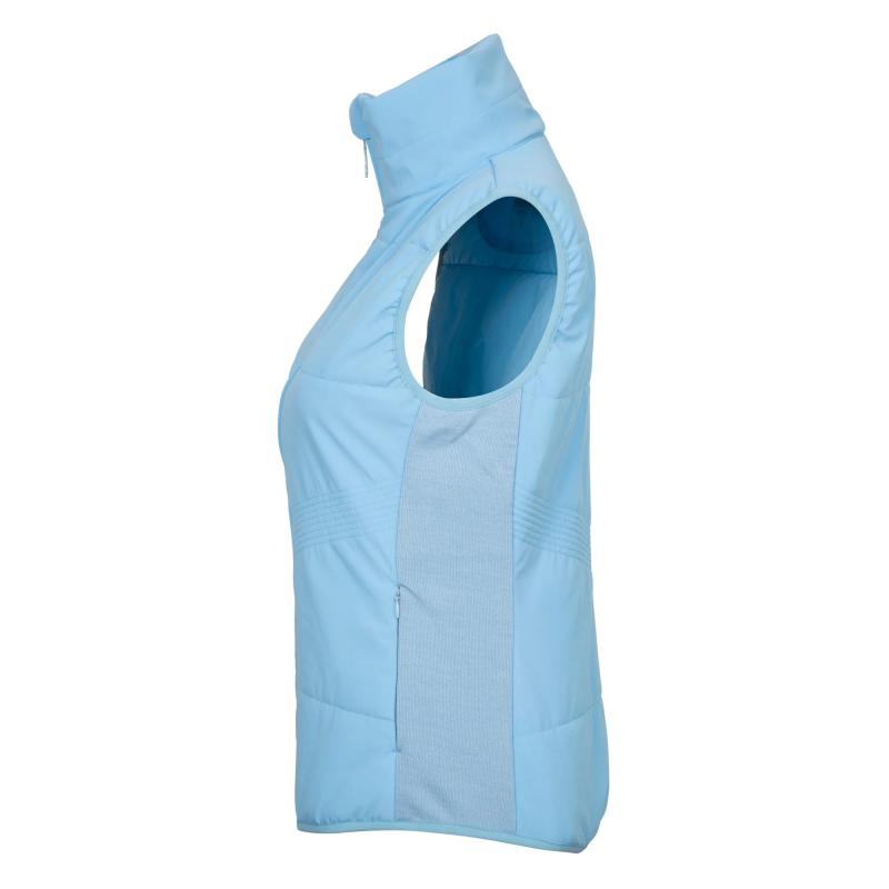 WoolLand Rena Vest Dame Light Sky - Bilde 3