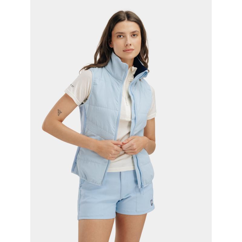WoolLand Rena Vest Dame Light Sky - Bilde 4